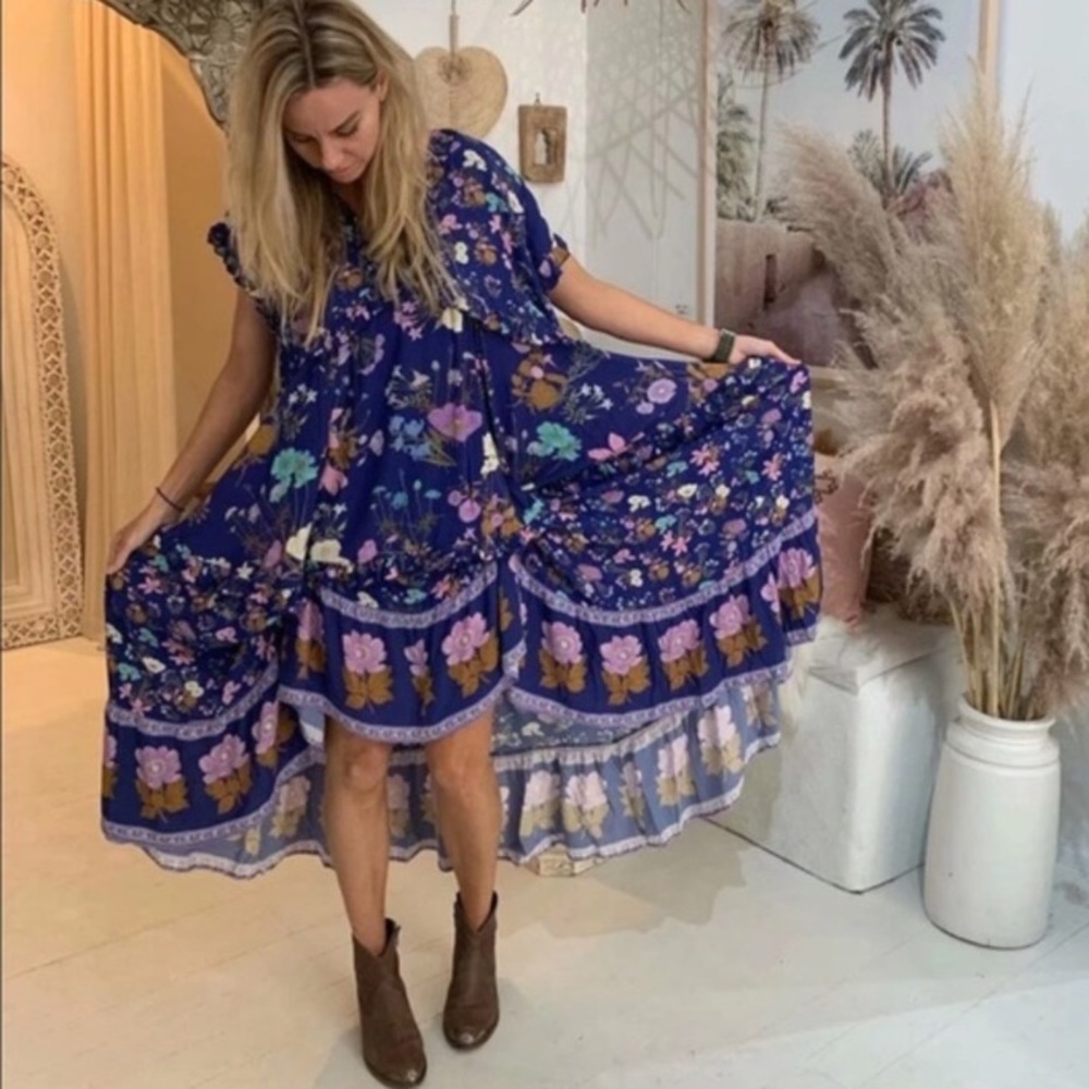 🌿 Spell Wild Bloom Dress • NWT • Size S